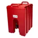 Cambro 1000LCD158 Camtainer 11.75 Gal Hot Red Insulated, 16‑¼" W x 20‑¾" D x 24‑¾" H, NSF 1 image