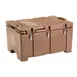 Cambro 100MPCHL157 Camcarriers® Top Loading Insulated Food Carrier w/ Hinged Lid, Coffee Beige 1 image