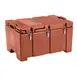 Cambro 100MPCHL402 Camcarriers® Top Loading Insulated Food Carrier w/ Hinged Lid, Brick Red 1 image