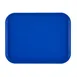 Cambro 1216FF186 Fast Food Tray - 12" x 16" Rigid Bottom, Navy Blue Polypropylene, NSF 1 image