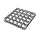 Cambro 16E4151 Full Drop Stemware Extender, Full Size, 16 Compartments, Soft Gray, 19-5/8" x 19-5/8" x 2" 1 image