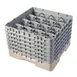 Cambro 16S1114184 Camrack Glass Rack, Full Size, 19-3/4 x 19-3/4, Beige, 16 Compartments, 4-3/8 Max Dia, HACCP 1 image