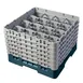 Cambro 16S1114414 Camrack Glass Rack, Teal, Full Size, 19-3/4 x 19-3/4, 16 Compartments, 4-3/8 Max Dia, HACCP 1 image