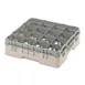 Cambro 16S418184 Camrack Glass Rack, Full Size, 19-3/4 x 19-3/4, 16 Compartments, Beige, HACCP Compliant 1 image