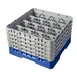 Cambro 16S958168 Camrack Glass Rack, Full Size, Blue, 19-3/4 x 19-3/4, 16 Compartments 1 image