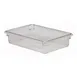 Cambro 18266CW135 Container, 18" x 26" x 6" Clear Polycarbonate, 8.75‑Gal, Dishwasher Safe 1 image