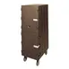 Cambro 1826DTCSP131 Tall Non-Electric Food Storage Box w/ Security Package, Dark Brown 1 image