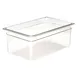 Cambro 18CW135 Camwear Food Pan – Full‑Size 27‑Quart, 8" Deep, Clear Polycarbonate, NSF‑Approved 1 image