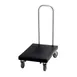 Cambro 2030UT110 Black Utility Platform Truck with Chrome Handle, 600 lbs, 19-3/4" x 32-1/8", Plastic Frame & Deck 1 image