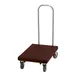 Cambro 2030UT131 Utility Truck, 19.75x32.125, 600 lbs, Dark Brown, Chrome Handle, Plastic Frame 1 image