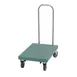 Cambro 2030UT401 Slate Blue Utility Platform Truck, 600 lb, 19-3/4" x 32-1/8", Plastic Frame & Deck, Chrome Handle, 4 Casters 1 image