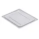 Cambro 20CWC135 Food Pan Cover – 1/2‑Size Flat Lid, Clear Polycarbonate, NSF, 12″ × 12″ 1 image