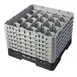 Cambro 20S1114110 Camrack Glass Rack, Black, Full Size, 20 Compartments, 3-7/8 Max Dia, 11-3/4 Max Height 1 image