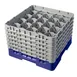 Cambro 20S1114186 Camrack Glass Rack, Navy Blue, 20 Compartments, 19-3/4 x 19-3/4, 11-3/4 Height 1 image