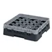 Cambro 20S318110 Camrack Glass Rack, Black, Full Size, 19-3/4 x 19-3/4, 20 Compartments, 3-7/8 Max Dia, HACCP 1 image