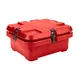 Cambro 240MPC158 Camcarriers® Top Loading 4" Deep Insulated Food Carrier - Hot Red 1 image