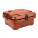 Cambro 240MPC402 Camcarriers® Top Loading 4" Deep Insulated Food Carrier - Brick Red 1 image
