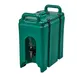 Cambro 250LCD519 Camtainer Carrier - 2.5‑Gal Insulated Plastic, 9"W x 16½"D x 18⅜"H, Green, NSF 1 image