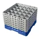 Cambro 25S1114168 Camrack Glass Rack, Full Size, Blue, 19-3/4 x 19-3/4, 25 Compartments 1 image