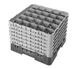Cambro 25S1214168 Camrack Glass Rack, Full Size, Blue, 19-3/4 x 19-3/4, 25 Compartments 1 image