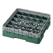 Cambro 25S318119 Camrack Glass Rack, Sherwood Green, Full Size, 19-3/4 x 19-3/4, 25 Compartments 1 image