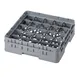 Cambro 25S318151 Camrack Glass Rack, Soft Gray, Full Size, 19-3/4 x 19-3/4, 25 Compartments 1 image
