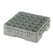 Cambro 25S418151 Camrack Glass Rack, Soft Gray, Full Size, 19-3/4 x 19-3/4, 25 Compartments 1 image
