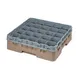 Cambro 25S418184 Camrack Glass Rack, Full Size, Beige, 19-3/4 x 19-3/4, 25 Compartments 1 image