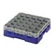 Cambro 25S418186 Camrack Glass Rack, Navy Blue, Full Size, 19-3/4 x 19-3/4, 25 Compartments 1 image