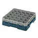 Cambro 25S418414 Camrack Glass Rack, Teal, Full Size, 19-3/4 x 19-3/4, 25 Compartments 1 image