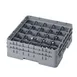 Cambro 25S434151 Camrack Glass Rack, Soft Gray, Full Size, 19-3/4 x 19-3/4, 25 Compartments, 3-7/16 Max Dia, 5-1/4 Max Height 1 image