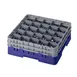 Cambro 25S534186 Camrack Glass Rack, Navy Blue, Full Size, 19-3/4"x19-3/4", 25 Compartments, 3-7/16" Max Dia, 6-1/8" Max Height 1 image