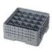 Cambro 25S638151 Camrack Glass Rack, Soft Gray, Full Size, 19-3/4" x 19-3/4", 25 Compartments 1 image