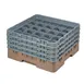 Cambro 25S800184 Camrack Glass Rack, Full Size, Beige, 19-3/4 x 19-3/4, 25 Compartments 1 image