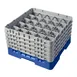 Cambro 25S958168 Camrack Glass Rack, Full Size, Blue, 19-3/4 x 19-3/4, 25 Compartments 1 image