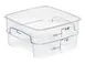 Cambro 2SFSPROCW135 CamSquare 2‑Quart Square Container, PC, Dishwasher Safe, NSF 1 image