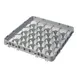 Cambro 30GE1151 Full Size Dish and Flatware Rack Extender, Soft Gray, 30 Compartments, 19-5/8" x 19-5/8" x 2", Adds 1-5/8" Height 1 image