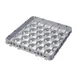 Cambro 30GE2151 Half Drop Extender, Full Size, 30 Compartments, Soft Gray, 19-5/8" x 19-5/8" x 2", Adds 1-5/8" to Rack Height 1 image
