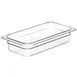 Cambro 32CW135 Camwear Food Pan - 2.5 Qt 1/3 Size, 2.5" Deep Clear Polycarbonate, NSF 1 image