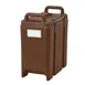 Cambro 350LCD131 Camtainer® Dark Brown Insulated Soup Carrier - 3-3/8 Gallon 1 image
