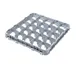 Cambro 36E5151 Half Drop Stemware Extender, Full Size, 36 Compartments, Soft Gray, 19-5/8" x 19-5/8" x 2" 1 image