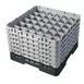 Cambro 36S1114110 Camrack Glass Rack, Full Size, 19-3/4 x 19-3/4, 36 Compartments, Black, HACCP Compliant 1 image