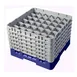 Cambro 36S1114186 Camrack Glass Rack, Navy Blue, Full Size, 19-3/4 x 19-3/4, 36 Compartments, 2-7/8 Max Dia, HACCP 1 image
