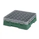 Cambro 36S418119 Camrack Glass Rack, Sherwood Green, Full Size, 19-3/4 x 19-3/4, 36 Compartments 1 image