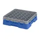 Cambro 36S418168 Camrack Glass Rack, Full Size, Blue, 36 Compartments, 19-3/4" x 19-3/4" x 5-5/8", HACCP Compliant, NSF 1 image