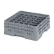 Cambro 36S434151 Camrack Glass Rack, Soft Gray, Full Size, 19-3/4 x 19-3/4, 36 Compartments 1 image