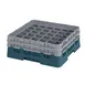 Cambro 36S434414 Camrack Glass Rack, Teal, Full Size, 19-3/4 x 19-3/4, 36 Compartments, 2-7/8 Max Dia, 5-1/4 Max Height 1 image