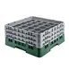 Cambro 36S534119 Camrack Glass Rack, Sherwood Green, Full Size, 19-3/4" x 19-3/4", 36 Compartments 1 image