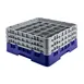 Cambro 36S534186 Camrack Glass Rack, Navy Blue, Full Size, 19-3/4 x 19-3/4, 36 Compartments 1 image
