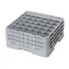 Cambro 36S638151 Camrack Glass Rack, Soft Gray, Full Size, 19-3/4" x 19-3/4", 36 Compartments 1 image